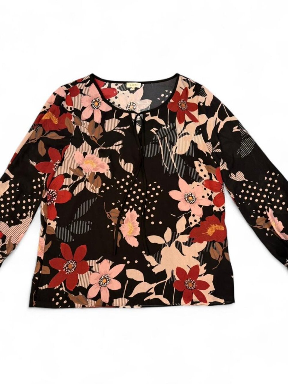Laura multicoloured floral print top